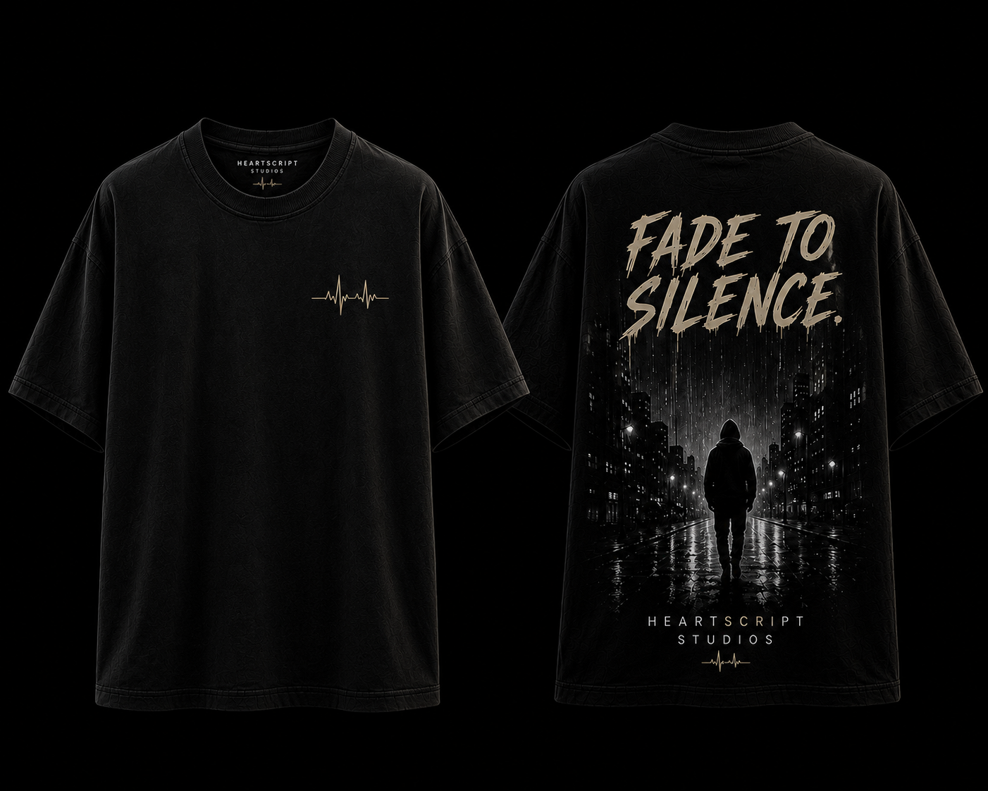 Fade To Silence Tee Flat